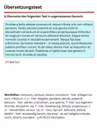 Vorschau - Arbeitsblätter - Klassenarbeit Caesar (BG VI,14 vereinfacht - Druiden) - Seite 1