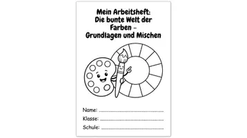 Vorschau - Arbeitsblätter - Farben mischen - Arbeitsheft Kunst - Seite 1
