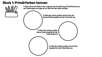 Vorschau - Arbeitsblätter - Farben mischen - Arbeitsheft Kunst - Seite 2