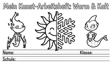 Vorschau - Stundenentwürfe - Kunst Paket – 11 Materialien: Vertretungsstunden & Arbeitshefte - Seite 1