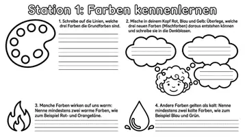 Vorschau - Stundenentwürfe - Kunst Paket – 11 Materialien: Vertretungsstunden & Arbeitshefte - Seite 2