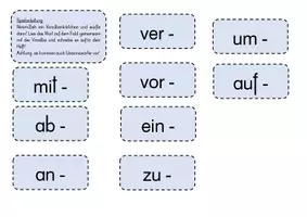 Vorschau - Stationenlernen - Spiel_Wortbausteine - Seite 1