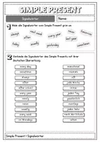 Vorschau - Arbeitsblätter - Simple Present - Verwendung und Bildung - Seite 2