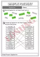Vorschau - Arbeitsblätter - Simple Present - Verwendung und Bildung - Seite 3