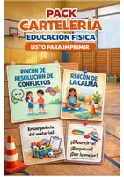 Vista previa - Decoración del aula - Pack Cartelería Educación Física – Listo para Imprimir - Portada