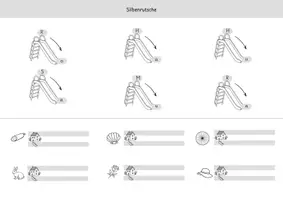 Vorschau - Fördermaterial/Inklusion - Silbenrutsche - Seite 1