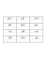 Vorschau - Unterrichtsreihen - Fatha (ـَ), Kasra (ـِ), and Dammah (ـُ) Reading Practice Sheets (3 sheets in total) - Seite 2