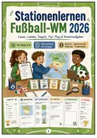 Vorschau - Stationenlernen - Fußball-WM 2026 Stationenlernen - Seite 1