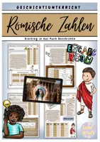 Vorschau - Arbeitsblätter - Römische Zahlen - Einstieg in das Fach GE (Escape Game) - Deckblatt
