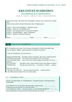 Vorschau - Arbeitsblätter - Kreatives Schreiben Paralleltext Umschreiben Klasse 7/8 | Perspektivwechsel Gattungswechsel Tonwechsel | 3 Ausgangstexte Schreibaufgaben | Bewertungsraster | sofort einsetzbar | Deutsch - Deckblatt