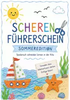 Vorschau - Mal- und Bastelvorlagen - Scherenführerschein Kita Sommeredition | Schneideübungen Vorschule | Feinmotorik |Kindergarten - Seite 1