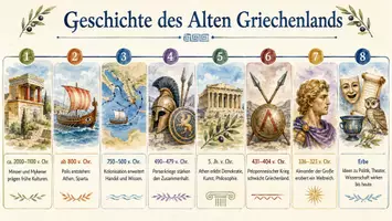 Vorschau - Arbeitsblätter - Arbeitsblatt zum Thema "Altes Griechenland" + Onlineübung & MP3 + Infografik - Seite 3