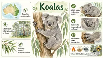 Vorschau - Arbeitsblätter - Lernposter + Arbeitsblatt "Koala" + Onlineübung & MP3 + Infografik - Seite 3