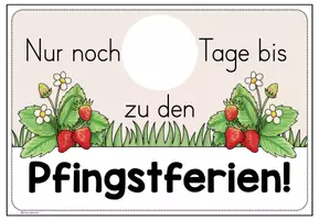 Vorschau - Anderer Materialtyp - Pfingstferien Countdown für deine Klasse - Seite 2
