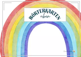 Vorschau - Stationenlernen - Wörterterkärtchen Sprachen üben mit Spiel - Deckblatt