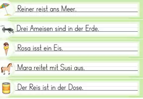 Vorschau - Spiele - Materialpaket "Laufdiktate - alle Buchstaben" für die 1.Klasse - Seite 2
