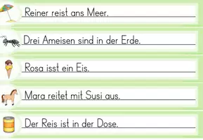 Vorschau - Spiele - Materialpaket "Laufdiktate - alle Buchstaben" für die 1.Klasse - Seite 3