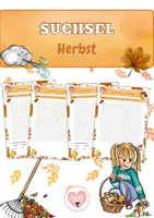 Vorschau - Arbeitsblätter - Suchsel - Herbst - Deckblatt