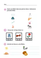 Vorschau - Arbeitsblätter - Arbeitsblätter Laute und Anlaute, 1. Klasse, Förderung im Deutschunterricht - Seite 1