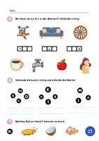 Vorschau - Arbeitsblätter - Arbeitsblätter Laute und Anlaute, 1. Klasse, Förderung im Deutschunterricht - Seite 3