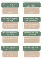 Vorschau - Spiele - Ich habe... Wer hat...? Lesespiel Kettenreaktion Präsens/Präteritum - Seite 3