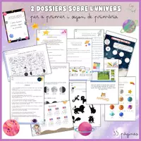 Vista previa - Unidades / Secuencias / Situaciones de Aprendizaje - 2 dossiers sobre l'univers (1r i 2n de primària) CorVerd - Portada