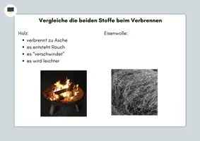 Vorschau - Arbeitsblätter - Schülerexperiment: Verbrennen von Eisenwolle (geplante Doppelstunde) - Seite 2