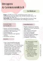 Vorschau - Arbeitsblätter - Drogen & Genussmittel - Deckblatt