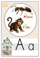 Vorschau - Poster - Anlautplakate mit österreichischer Schulschrift - Seite 1