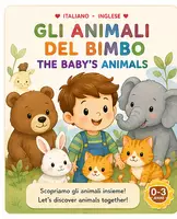 anteprima - Opere didattiche / Libri di testo - gli animali del bimbo/ the baby's animal. - Pagina di copertina