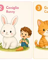 anteprima - Opere didattiche / Libri di testo - gli animali del bimbo/ the baby's animal. - Pagina 3