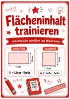 Vorschau - Arbeitsblätter - Flächeninhalt berechnen (Arbeitsblätter+Lösung) - Deckblatt