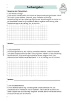 Vorschau - Arbeitsblätter - Sachaufgaben Flächeninhalt (ab Klasse 5) - Seite 1