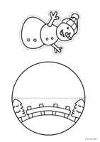Vorschau - Mal- und Bastelvorlagen - Winter & Weihnachten basteln: Wackelbilder (Schneemann, Weihnachtsbaum & Co.) | Klasse 1–3 - Seite 3