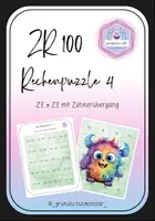 Vorschau - Stationenlernen - Rechenpuzzle - ZE±ZE m.ZÜ - Zahlenraum 100 - Deckblatt