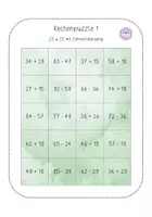 Vorschau - Stationenlernen - Rechenpuzzle - ZE±ZE m.ZÜ - Zahlenraum 100 - Seite 2