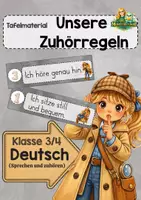 Vorschau - Arbeitsblätter - Wachsendes Materialpaket: Detektivgeschichten- Lesen, Schreiben & Zuhören - Seite 1