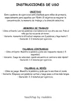 Vista previa - Refuerzo / NEE / Materiales de apoyo - CONCENTRACIÓN Y MEMORIA 300 actividades para niños con TDAH - página 3
