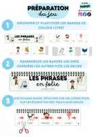 Aperçu - Jeux - Les phrases en folie – Jeu de production de phrases GS/CP - Page 2