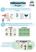 Aperçu - Jeux - Les phrases en folie – Jeu de production de phrases GS/CP - Page 3