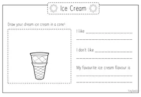 Vorschau - Arbeitsblätter - My Dream Ice Cream (I like/ I don´t like) - Seite 2