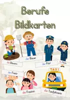 Vorschau - Präsentationen/Tafelbilder - Berufe Bildkarten DAZ - Deckblatt