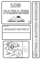 Vista previa - Unidades / Secuencias / Situaciones de Aprendizaje - Lapbook: Los Paisajes 1º Primaria - página 2