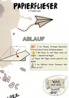 Vorschau - Präsentationen/Tafelbilder - Papierflieger Challenge - Kooperationsspiel - Deckblatt