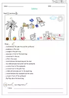 Vorschau - Arbeitsblätter - Englisch Grundschule - In Summer - Reading - Prepositions of place - Seite 2