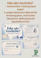 Vorschau - Arbeitsblätter - Vertretungsstunden Geschichte 7/8: Mittelalter – 5 Materialien mit Rätseln, Fallakten und Faktenchecks - Seite 1