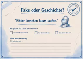 Vorschau - Arbeitsblätter - Vertretungsstunden Geschichte 7/8: Mittelalter – 5 Materialien mit Rätseln, Fallakten und Faktenchecks - Seite 3