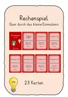 Vorschau - Spiele - Kl.2: Rechenspiel Einmaleins alle Reihen - Deckblatt