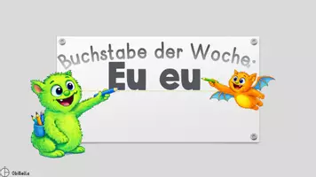 Vorschau - Präsentationen/Tafelbilder - Buchstabe Eu eu: Präsentation zur Buchstabeneinführung für eine Tafel mit Beamer + Stifte/Marker - Seite 3