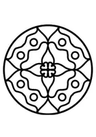 Vorschau - Mal- und Bastelvorlagen - Mandalas_1 - Seite 1